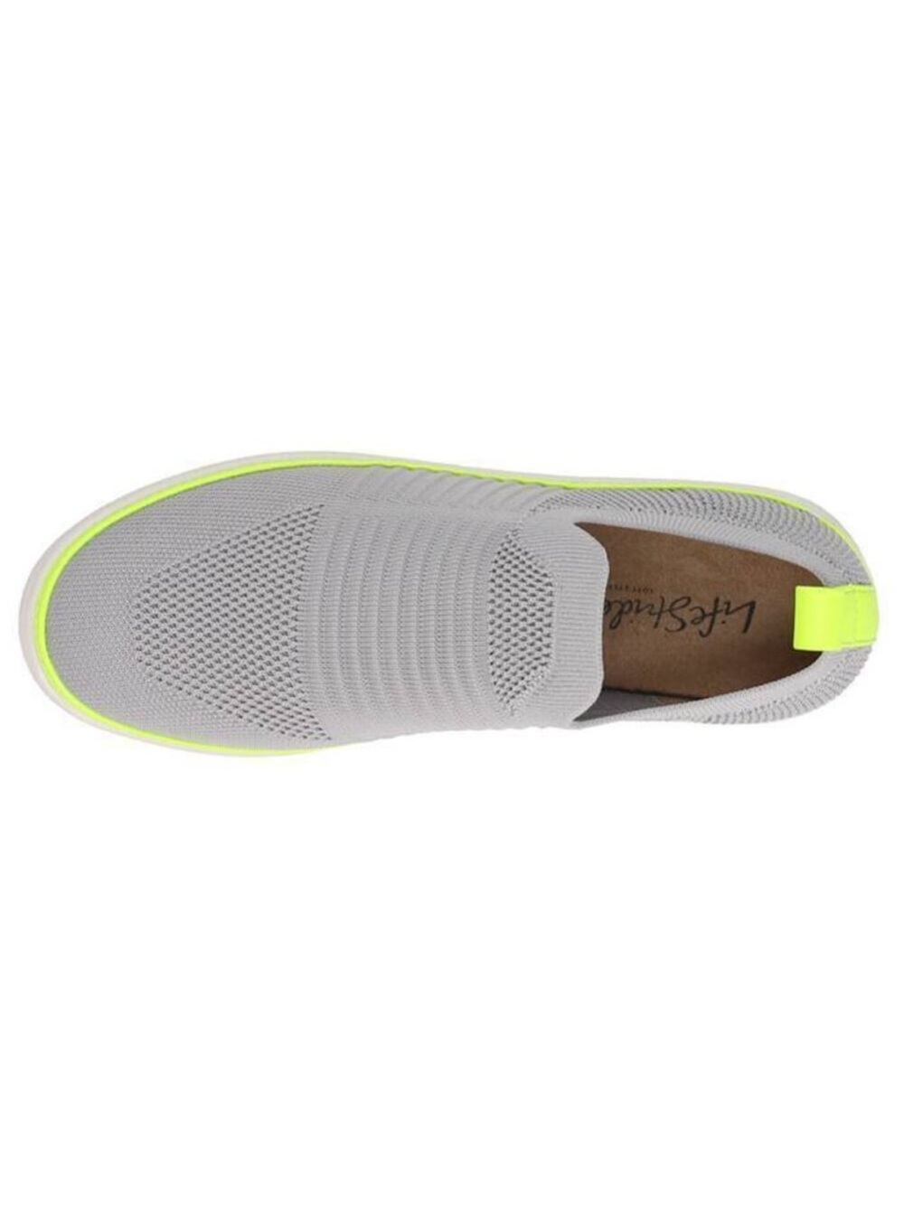 NWT🧡LifeStride - Grey Highlighter Navigate Knit Sneaker - 8 - Picture 4 of 5